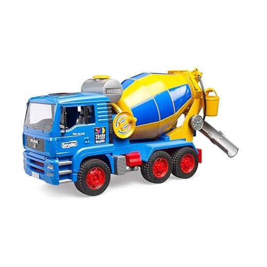 bruder 01063 - Edizione speciale 50 anni MAN TGA camion betoniera - 1:16 veicoli, veicoli da cantiere