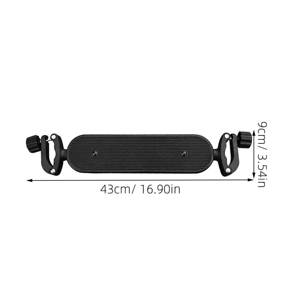 Artibetter Repose-Pieds de Poussette Réglable 35 à 43cm en Plastique Noir