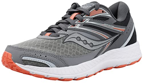Saucony Women's Cohesion 13 Shoe Alloy/Coral 10 W