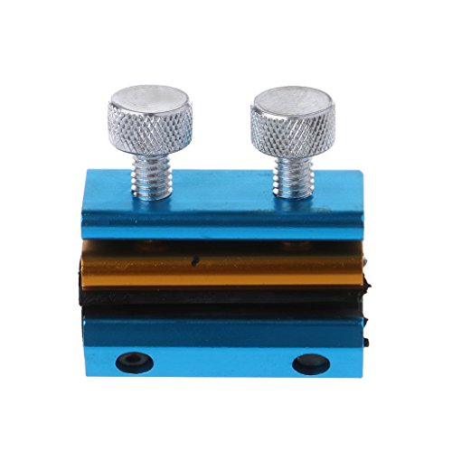YOGOTEU Lubricación de alambre de aluminio y goma, limpiador de cables de freno del acelerador, herramienta de mantenimiento para bicicleta, azul