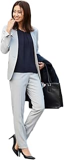 Amazon Co Jp グレー スーツ レディース 服 ファッション小物
