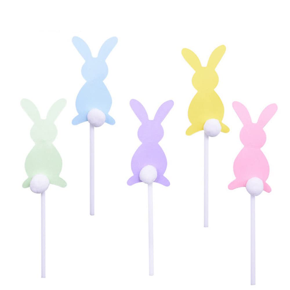 Easter Bunny Cupcake Toppers Easter Cake Toppers - Etsy