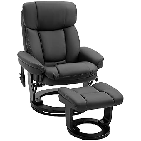 HOMCOM PU Leather Massage Recliner Cover