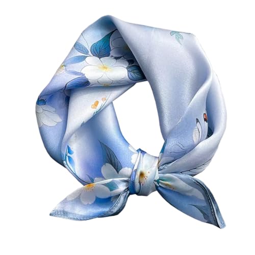 Image of ANDANTINO 100% Mulberry Silk Scarf -21 inch Square Neckerchief with Gift Packed