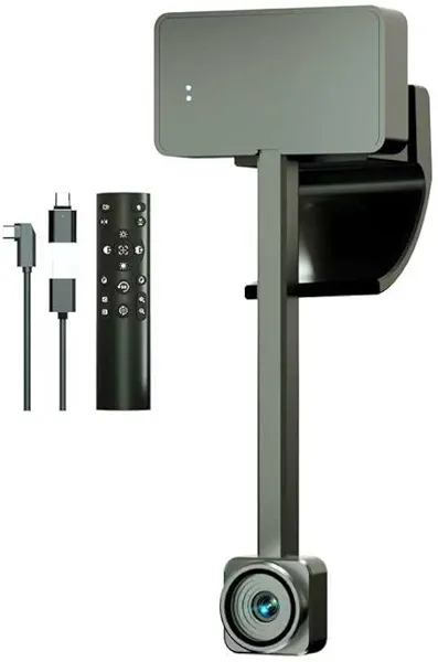 4K Webcam for PC with Remote Control, Ultra HD 1/2.55'' Sensor, Autofocus, 10x Digital Zoom, Low Light Performance, Streaming Webcam for PC/Video Calling/Zoom/Skype/Teams