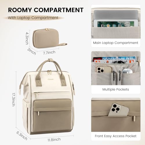 Mochila LOVEVOOK para portátil 15.6 pulgadas para mujer miniatura 3