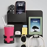 Floating Shelves for Bedside Shelf, Stick On Accessories Organizer, Wall Mount Self, Cute Room Decor Aesthetic, Girls Room Decor, Cool Stuff for Bedroom Storage and Organization