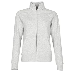Fruit of the Loom Ladies/Womens Lady-Fit Fleece Sweatshirt Jacket