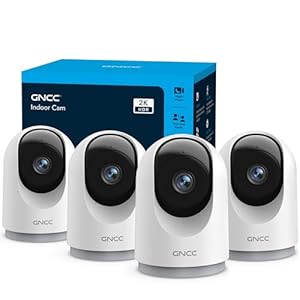 GNCC 2K Security Cameras 4pcs, Home Security Camera...