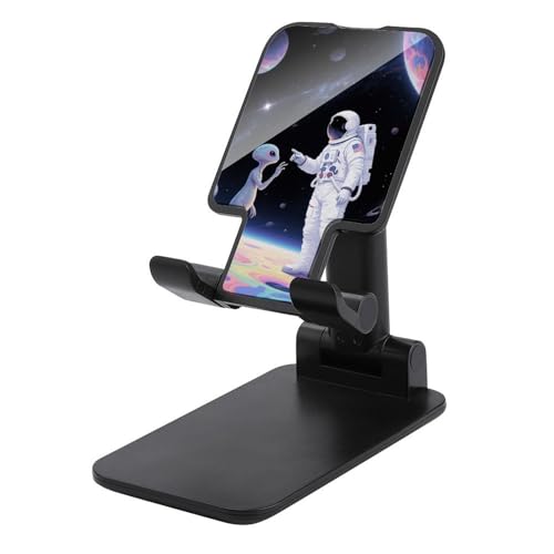 Support téléphone portable pliable et réglable avec base antidérapante