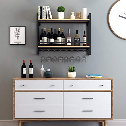 Support mural pour bouteilles de vin idéal pour vos soirées autour du comptoir - 6