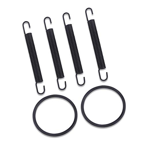 RuleaxAsi Silenciador de tubo de escapamento de motocicleta Gaxetas de escapamento de mola O-ring Ki