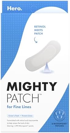 HERO COSMETICS Mighty Patch for Fine Lines with Retinol, 6 Ct