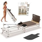 PAETA Pilates Reformer, 86' Foldable Reformer Pilates Machine with Adjustable Reformer Heights...