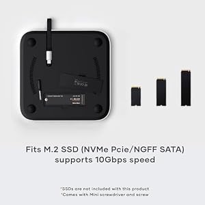 Satechi Mac Studio M5 Hub & Stand with NVMe SSD Enclosure, Silver — photo 2 of 6