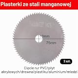 15 sztuk tarcz do cięcia 76 mm, 3 tarcze wachlarzowe 76 mm, tarcze tnące 76 x 10 mm, 2 szt. 75 x 10 mm, filcowe tarcze polerskie, zestaw do mini szlifierek kątowych, cięcia, polerowania, szlifowania