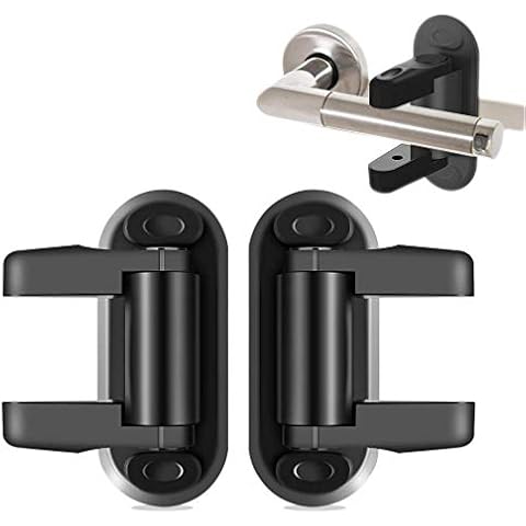 Jolik Door Lever Lock (2 Pack) Child Proof Doors & Handles 3M VHB Adhesive - Child Safety(Black)… Cover