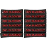 Aolamegs 12 Pack 300 Blackout Magazine Marking Band (Black-Red)