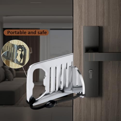 Sécuriser un logement de location : kit verrouillage de porte d'hôtel Mengshen 120 dB