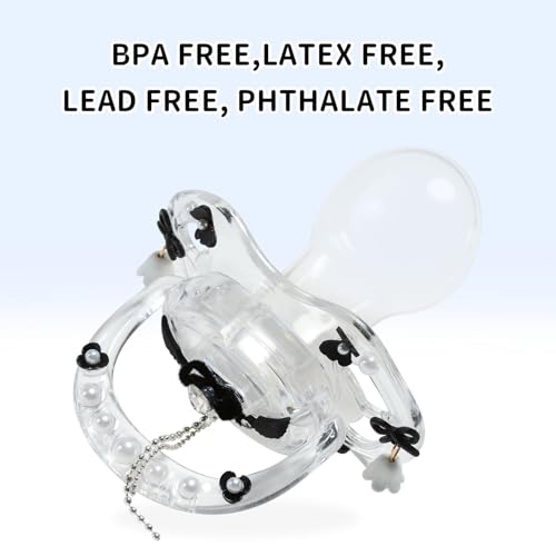 Image of CutiePlusU DIY Pacifier Big Shield Large Size White