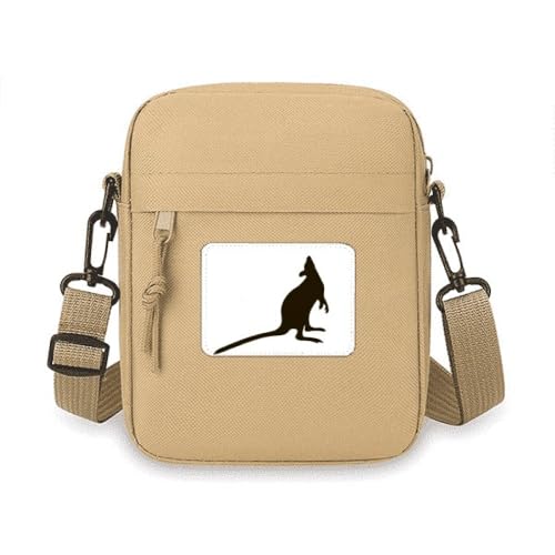 Sac à bandoulière portable noir pour sorties urbaines et voyages