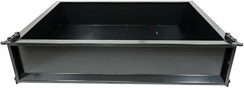 Miniatura 3 de Performance Plus Carts Yamaha G14, G16, G19 & G22 Golf Cart Black Steel Utility Cargo Box Kit with Brackets