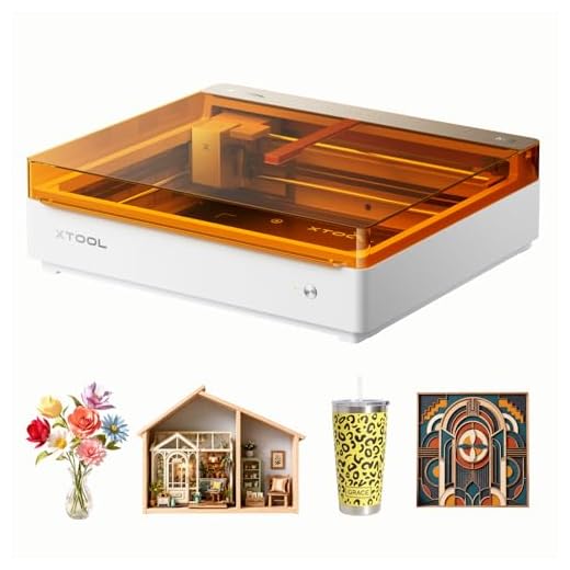 xTool M2 10W Laser Graviermaschine mit Dual-Kamera, Klasse 1 Sicherheits Lasergravur, Laser Cutter für Home DIY Basteln auf Holz, Leder, Filz, Stoff & Papier