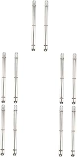 NOLITOY 10 Peças Fichário A4 Acessórios Mecânicos Caderno Espiral Caderno De Folhas Soltas Fichário Fichário Discos De Encadernação Fichário Inserções De Lombada Fichário De Metal