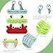 WLLHYF 3 Pack Spa Headband Face Wash Hairband Facial Makeup Head Wraps Cartoon Elastic Head Band Cute Frog Snail Crab Shower Headband Creative Hair Accessories for Beauty Skincare Sports