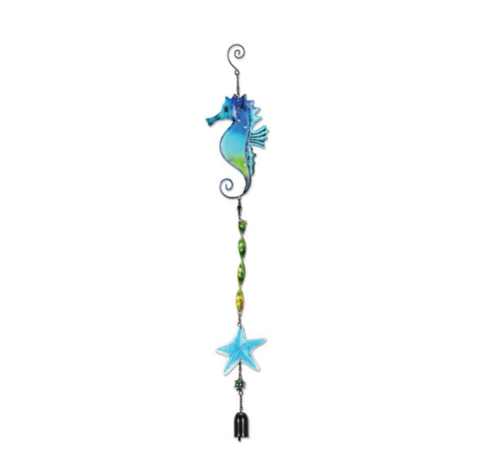 Sunset Vista Designs Metal and Glass Sea Horse Suncatcher
