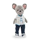 Wise Elk Lucky Maxx: Super Style Stuffed Animal, Dress Up Stuffed Puppy for Kids from 3 Year, Stuffed Animal Dog for Any Dog Lover, Stuffed Toy French Bulldog for Girls and Boys.