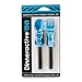 Dinneractive Utensil Set for Kids – Construction Themed Toddler Forks and Spoons, Toddler Utensils – 2-Piece Set – Blue Construction Utensils For Toddlers