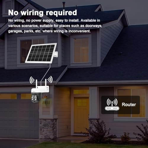 Image of Maizic Smarthome Ultracam WiFi Solar Security Camera 4MP 2K WiFi FHD HD Solar Outdoor IP66 Waterproof Coloured Day Night Vision Live View Two Way Audio 128 GB Supportable