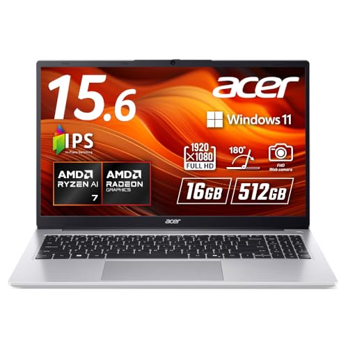 Amazon.co.jp: Acer ノートパソコン Aspire Lite AMD Ryzen 7 16GB