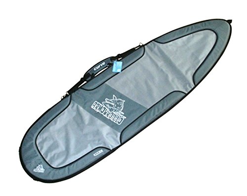 Curve *NEW* Surfboard Bag TRAVEL Surfboard Cover - Armourdillo FISH/RETRO size 5'9 to 7'3 (6'6 round)