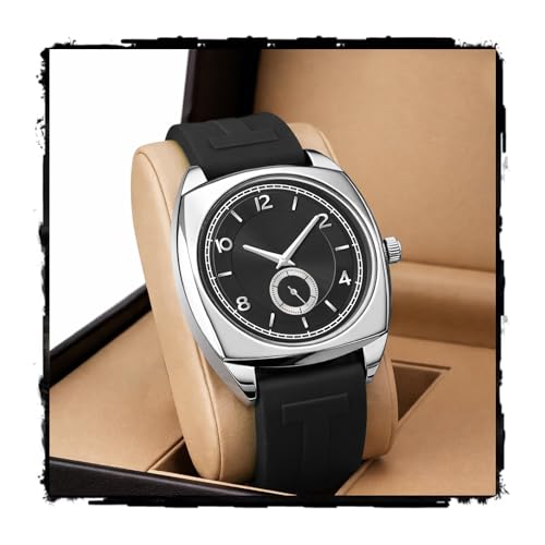 Image of styledose Men's Watch Analog Quartz with Chronograph & Silicone Strap -Casual & Formal Wrist Watch for Men