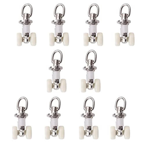 F Fityle カーテンランナー 合金 カーテンレール アクセサリー 20ピース