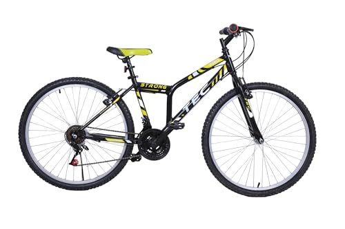 Bisiklet Strong 26" Jant 21 Vites Erkek Dağ Bisikleti Siyah, Sarı & Vitesli Bisiklet