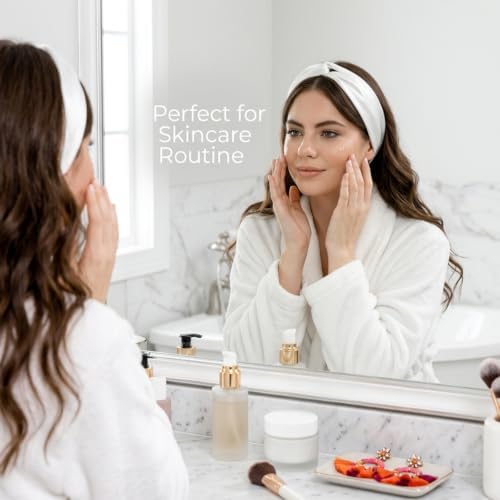 shuielai Adjustable Satin Twisted Turban Headbands Elastic Hair Wraps Multi Color Hair Accessories for Women Girls Face Washing Use,9 Pcs - 5