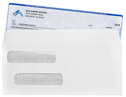 500-Self-Seal-Double-Window-Security-Envelopes-Designed-for-QuickBooks-Checks-Computer-Printed-Checks-3-58-X-8-1116-NOT-for-INVOICES