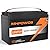 MHPOWOS LiFePO4 Deep Cycle 12V 100Ah Lithium Battery - Group 31, 1280Wh, 15000 Cycles, 100A BMS with Low-Temp Protection for RV, Marine, Solar, Trolling Motor, Off-Grid (10-Year Lifespan)