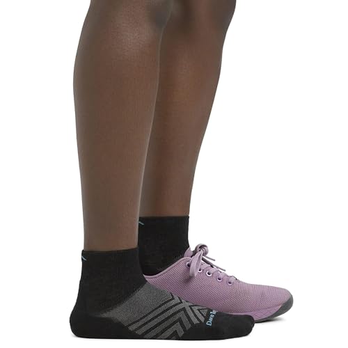 Chaussettes légères Aqua Femme Darn Tough Run Quarter pour course à pied