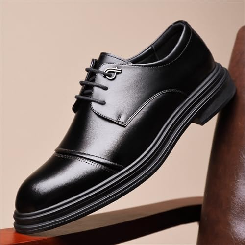 Men's Extended Size Pointed Toe Oxfords Wedding Formal Dress Shoes Genuine Leather Business Daily Comfortable Wide Width2