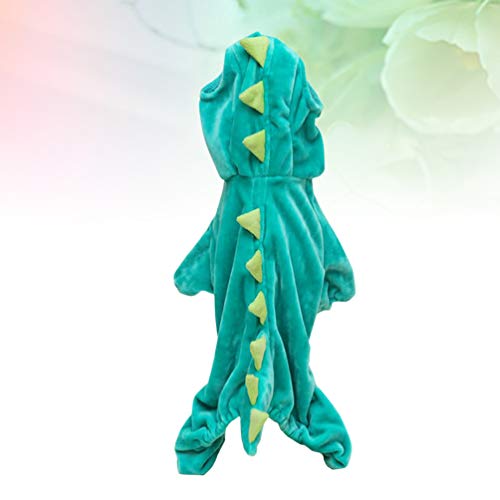 Roupa para cachorros-Fantasia de animal de estimação de quatro patas de dinossauro Roupa adorável pa
