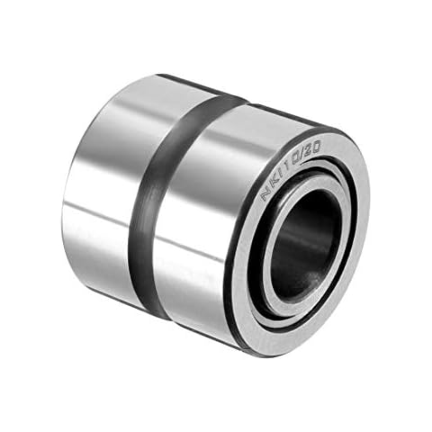 sourcing map NKI10/20 Nadellager mit Innenring 10mm Bohrung 22mm OD 20mm Breite Cover