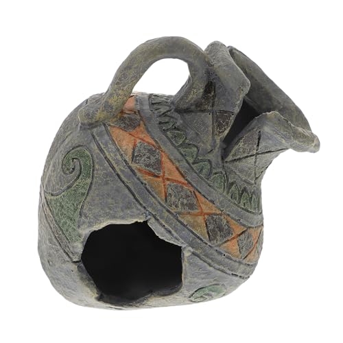 BCOATH 魚と海老の隠れ家 水族館の装飾 洞窟 水槽用の魚 エビタンク エビ水族館 流木 水槽の装飾家 水族館の花瓶 水槽の装飾品 水槽隠れ家 水槽用のベタの魚の装飾 樹脂