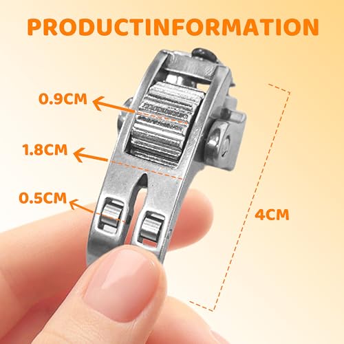 Pie prensatela ajustable para dobladillo enrollado versátil miniatura 6