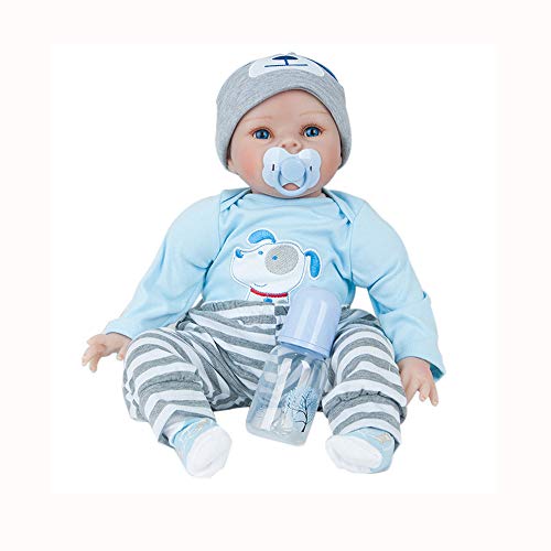 Reborn Dolls Lifelike Newborn Realistic Clothing Baby Doll (Silicone Vinyl Full Body, Waterproof)