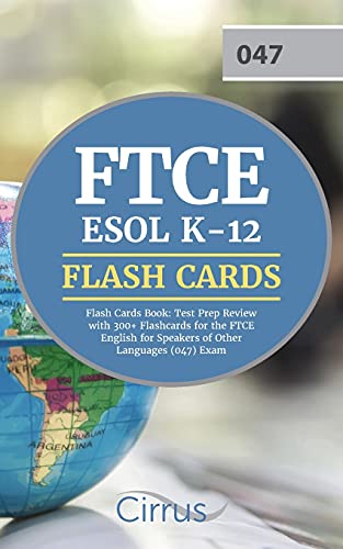 FTCE ESOL K-12 Flash Cards Book: Test Prep Review with
