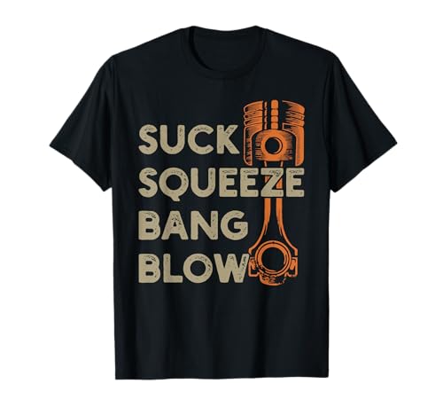 4 stroke cycle - Suck Squeeze Bang Blow - Piston